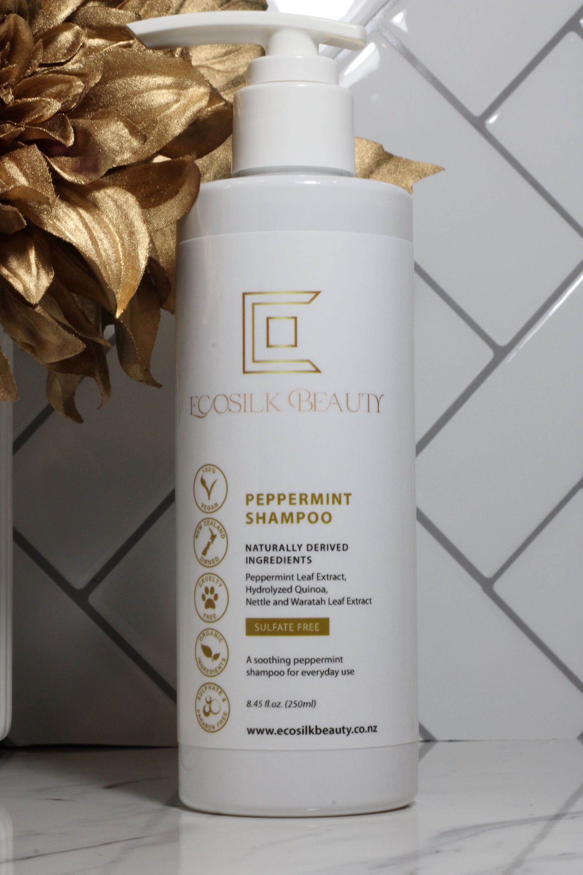 Ecosilk Peppermint Shampoo - Ecosilk Beauty